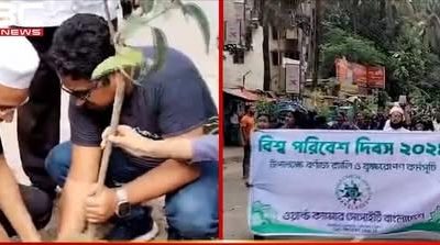 বিশ্ব পরিবেশ দিবসে রাজধানীতে বৃক্ষ র্যালি